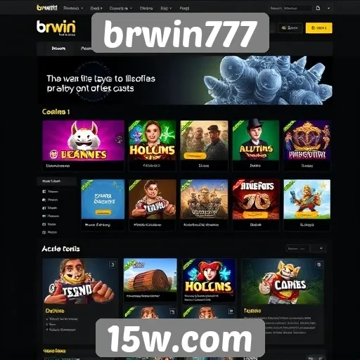 Facilidade de navegação no site brwin777