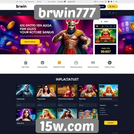Análise da interface de usuário do site brwin777